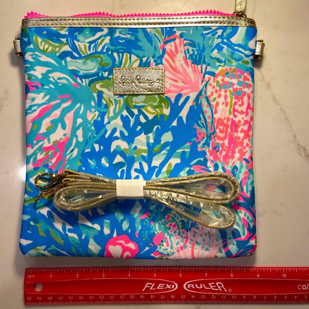 Lilly Pulitzer crossbody bag “Finished My Wish” never used